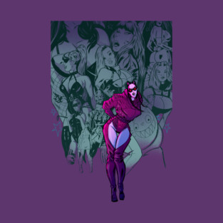 HEAVY PETAL - PETAL II - Grotesk Comics T-Shirt T-Shirt