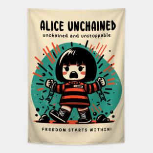 ALICE UNCHAINED Tapestry