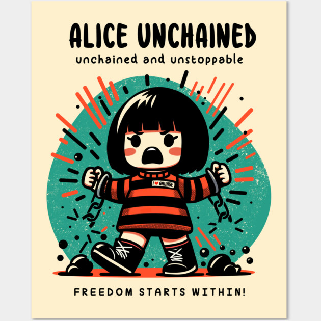 ALICE UNCHAINED Wall Art by Fabrik