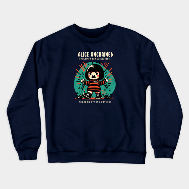 ALICE UNCHAINED Crewneck Sweatshirt by Fabrik