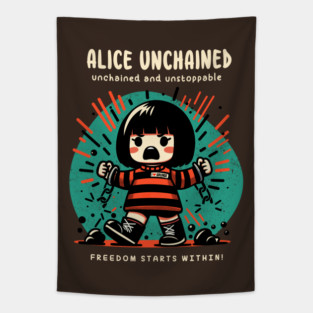 ALICE UNCHAINED Tapestry