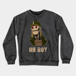 Gi Robot Say Oh Boy Crewneck Sweatshirt