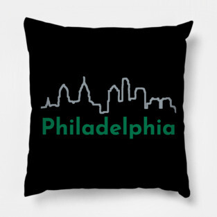 Philadelphia Skyline Pillow