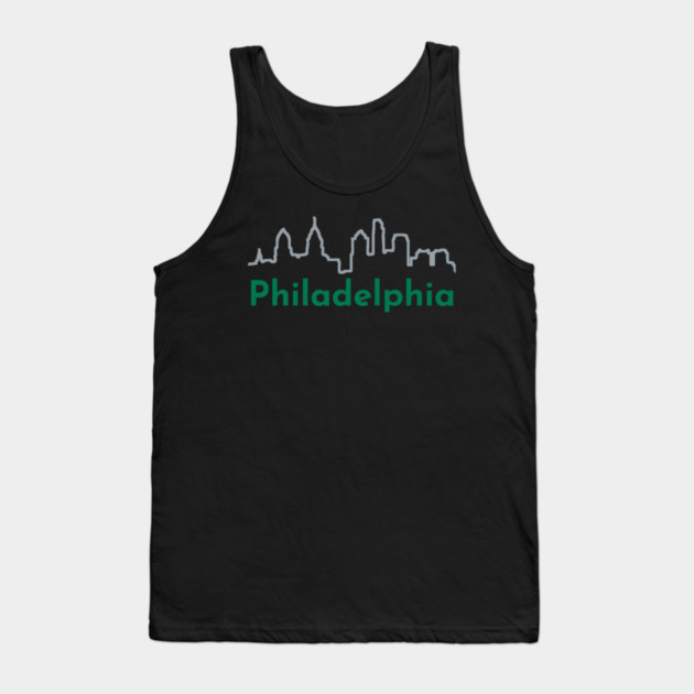 Philadelphia Skyline Tank Top by DonWillisJrArt