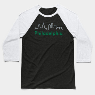 Philadelphia Skyline Baseball T-Shirt