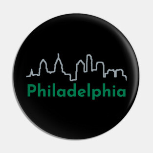 Philadelphia Skyline Pin