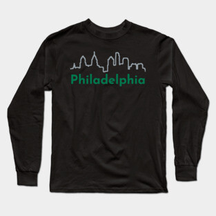 Philadelphia Skyline Long Sleeve T-Shirt