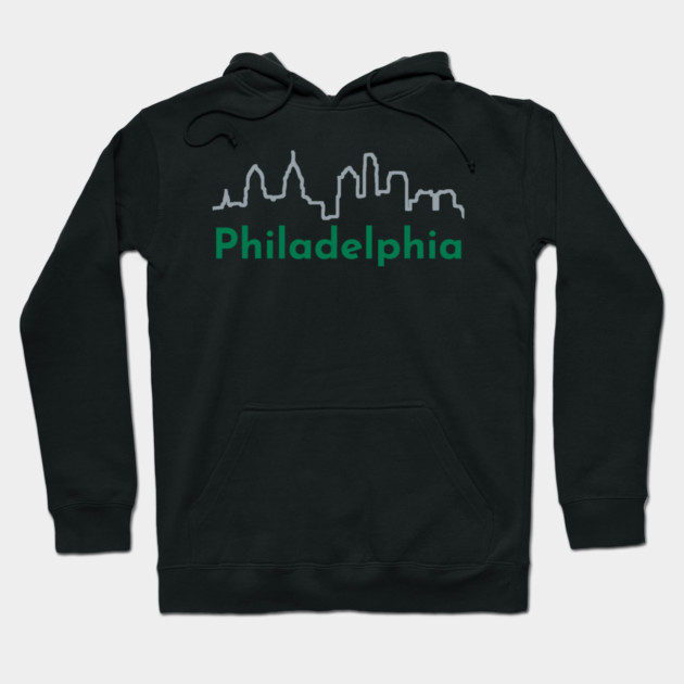 Philadelphia Skyline Hoodie by DonWillisJrArt