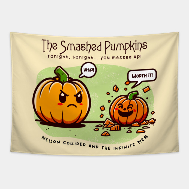 THE SMASHED PUMPKINS Tapestry by Fabrik