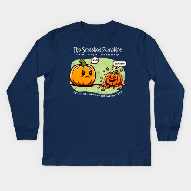 THE SMASHED PUMPKINS Kids Long Sleeve T-Shirt by Fabrik