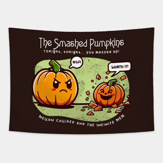 THE SMASHED PUMPKINS Tapestry by Fabrik