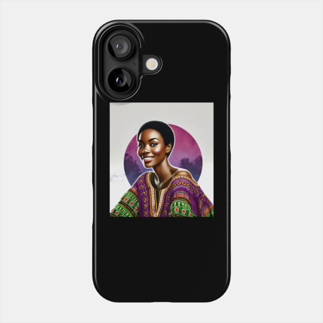 Melanin Smile Phone Case by Roots In Royalty