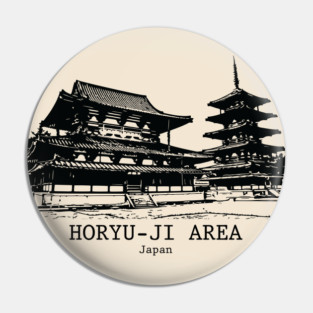 Horyu-ji Area - Japan Pin
