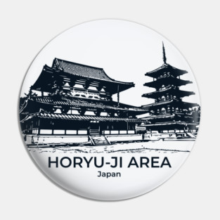 Horyu-ji Area - Japan Pin