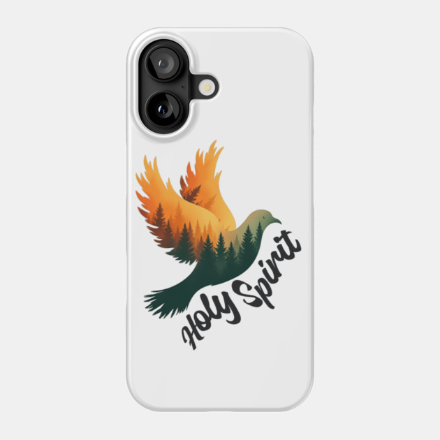 Divine Flame: The Holy Spirit's Guiding Wings Phone Case by Rox