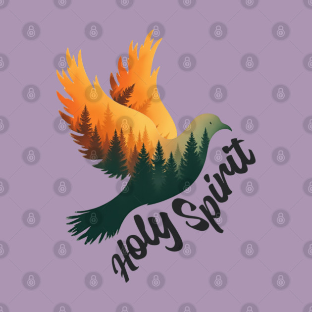 Divine Flame: The Holy Spirit's Guiding Wings by Rox