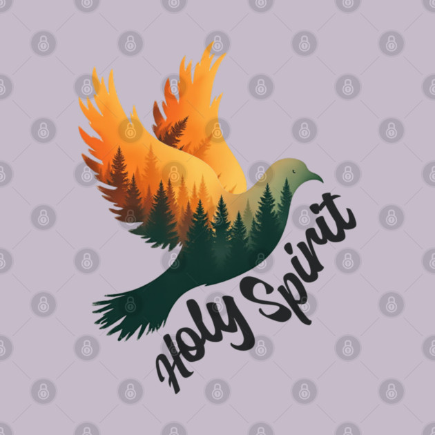 Divine Flame: The Holy Spirit's Guiding Wings by Rox