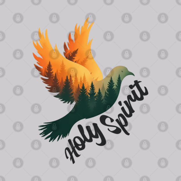 Divine Flame: The Holy Spirit's Guiding Wings by Rox