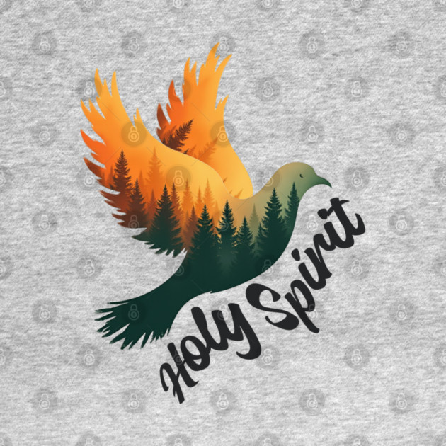 Divine Flame: The Holy Spirit's Guiding Wings by Rox