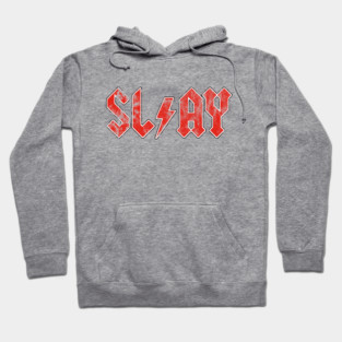 For Those About to SLAY - rock red Hoodie