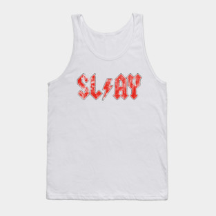 For Those About to SLAY - rock red Tank Top