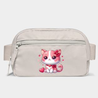 Valentine’s Day Love Cat, Cute Romantic Kitty Bag