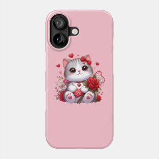 Love Paws Valentine’s Day Cat Phone Case