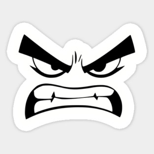 Angry Face Magnet