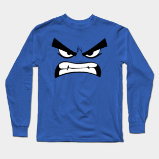 Mad Face, Angry Face Long Sleeve T-Shirt