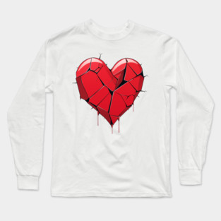 Broken Heart, Fragile Heart Long Sleeve T-Shirt