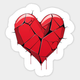 Broken Heart, Fragile Heart Magnet