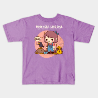 MORE GOLD, LESS SOUL Kids T-Shirt