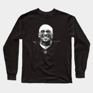 jalen hurts black and white - vintage style Long Sleeve T-Shirt