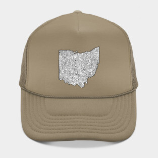 Ohio Map Hat