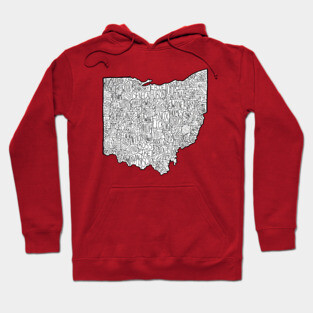 Ohio Map Hoodie