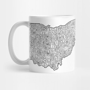 Ohio Map Mug