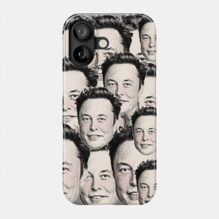 Elon Musk Collage ∆†∆†∆ 90s Style Aesthetic Design Phone Case