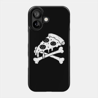 Pizza Skull Food Lover Foodie Humor Phone Case
