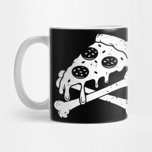 Pizza Skull Food Lover Foodie Humor Mug