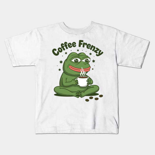 Coffee Frenzy Kids T-Shirt by enrynz
