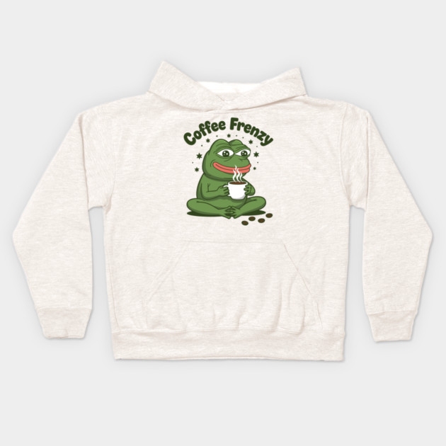 Coffee Frenzy Kids Hoodie by enrynz