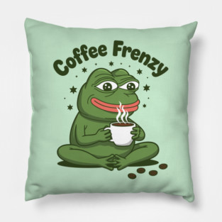 Coffee Frenzy Pillow