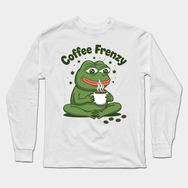 Coffee Frenzy Long Sleeve T-Shirt by enrynz