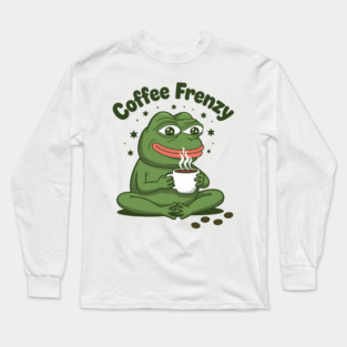 Coffee Frenzy Long Sleeve T-Shirt
