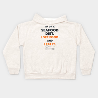 Seafood Diet Kids Hoodie