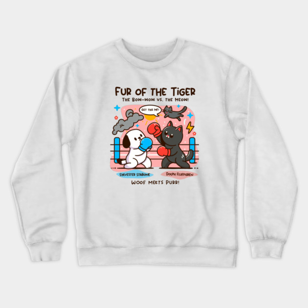 FUR OF THE TIGER Crewneck Sweatshirt by Fabrik