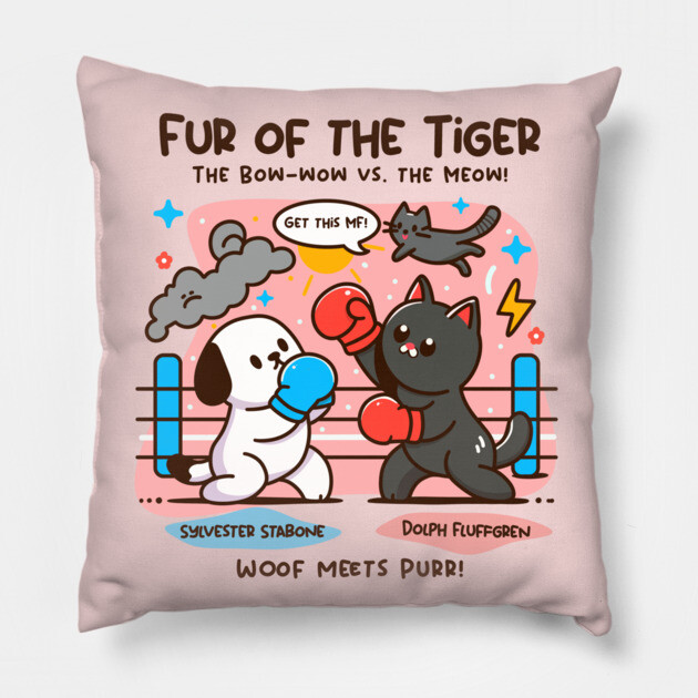 FUR OF THE TIGER Pillow by Fabrik