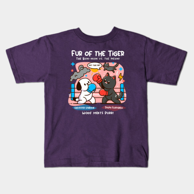 FUR OF THE TIGER Kids T-Shirt by Fabrik