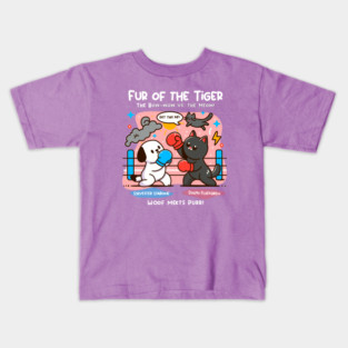 FUR OF THE TIGER Kids T-Shirt