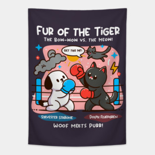 FUR OF THE TIGER Tapestry